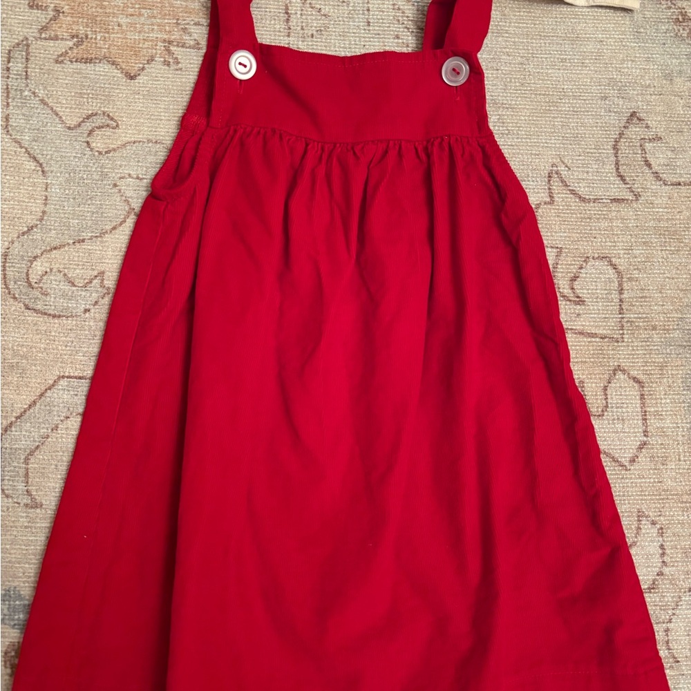 Stylish Red Kids Casual Dress